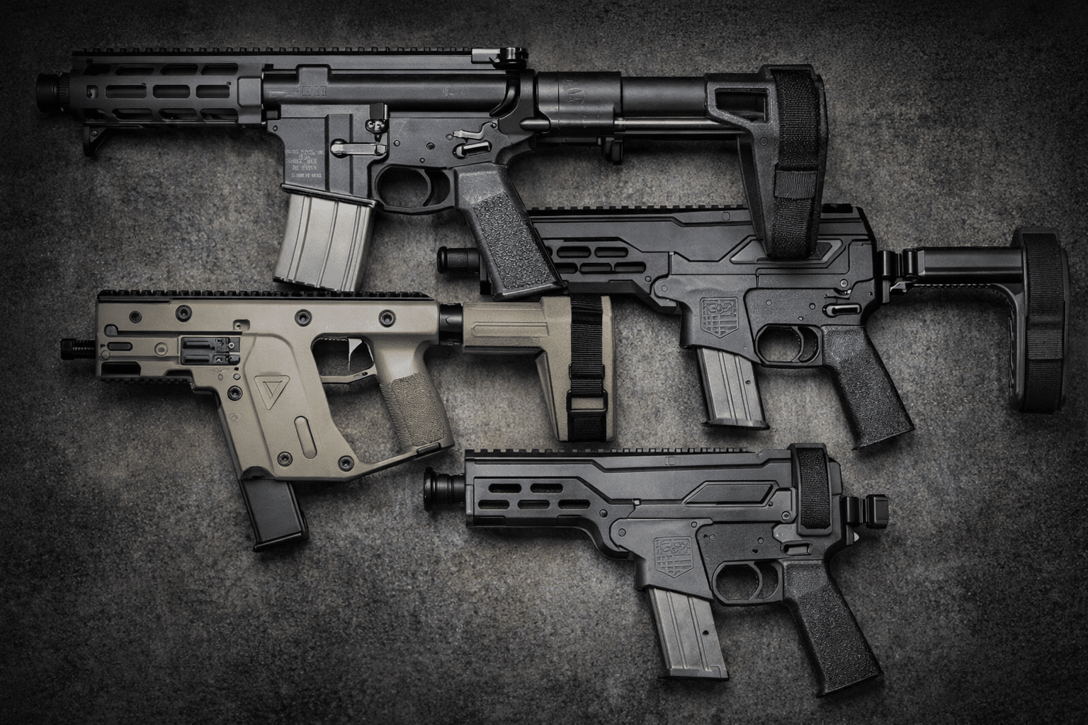 Collection of braced pistols